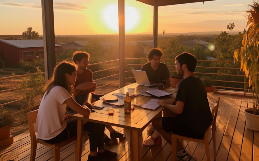 sinus_photo_of_a_group_of_young_adults_coworking_in_a_sustainab_e2bdde4c-7416-4e7d-b6d9-d2e4c4529cdd